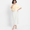 Women's Short Sleeve Seashell Beaded T-Shirt - Future Collective Cream - 3 of 4