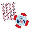 Big Dot of Happiness Ahoy It's a Boy - Nautical Baby Shower Circle Sticker Labels - 24 Count - 2 of 4