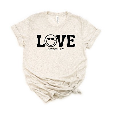 Simply Sage Market S.W.Smiley Love Smile Short Sleeve Tee