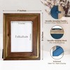 Folkulture Picture Frames 5" x 7" Wooden & Metal Picture Frame or Photo Frames for Wall, Photo Wall Display Gifts for Women (Rustic Roots) - 2 of 4
