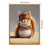 Amanti Art 23"x30" Fancy Squirrel by Lucia Heffernan Framed Canvas Wall Art - 4 of 4