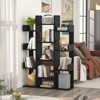Aheaplus Bookcase with 13 Cubes, Display Open Book Shelf with Storage Cubbies - 3 of 4