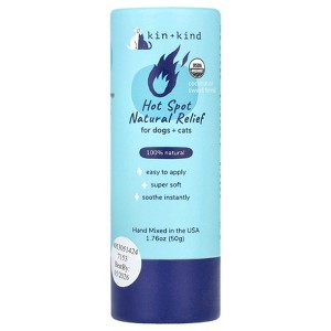 Kin+Kind Hot Spot Natural Relief, For Dogs + Cats, Coconut Oil, Sweet Fennel , 1.76 oz (50 g) - 1 of 4