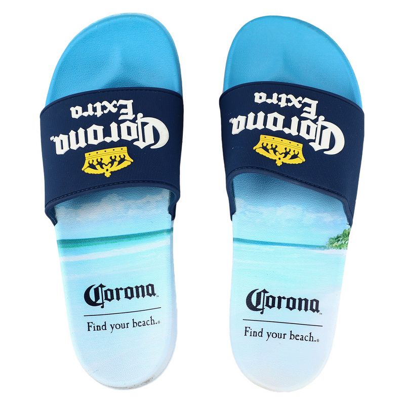 Corona Extra Logo Men’s Beach Sandal Slides, 1 of 6