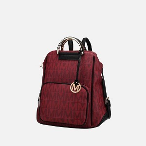 MKF Collection Cora Milan M Signature Trendy Travel Backpack by Mia K - 1 of 4