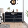 8-Drawer TV Stand and Dresser with LED Lighting & Power Outlets for 55'' TV, Perfect for Bedroom and Living Room - 2 of 4