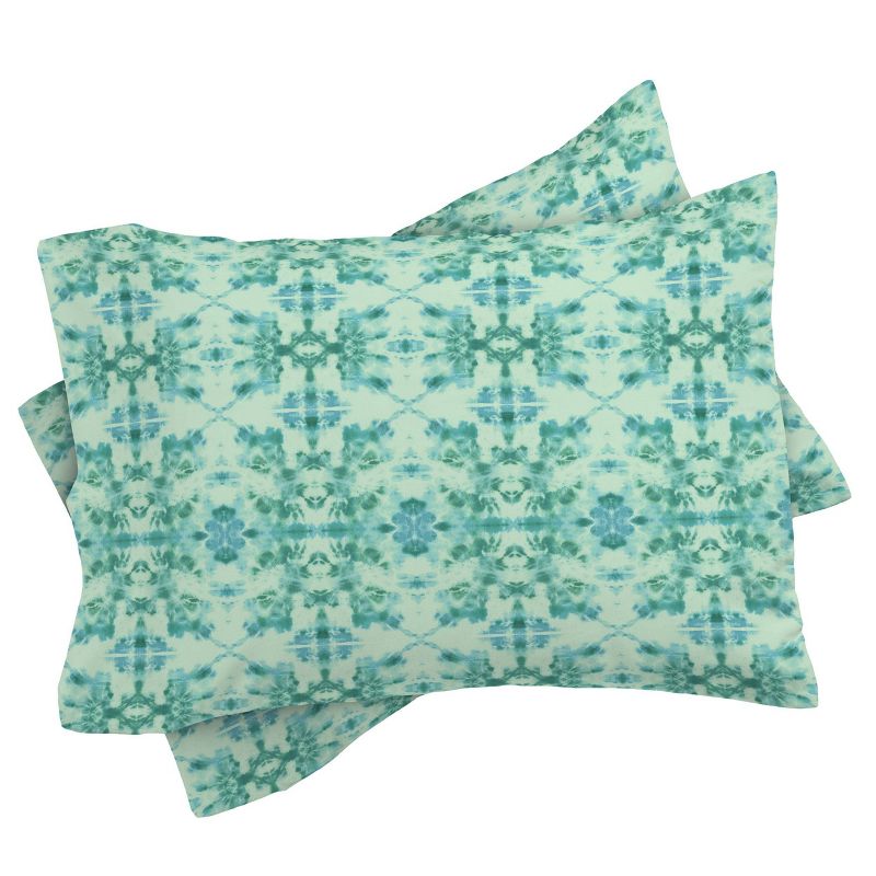 Schatzi Brown Bexeley Tie Dye Mint Comforter Set - Deny Designs, 4 of 8