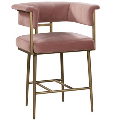 TOV Furniture Astrid Velvet Stool