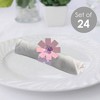 Big Dot of Happiness Beautiful Butterfly - Floral Baby Shower or Birthday Party Paper Napkin Holder - Napkin Rings - Set of 24 - 2 of 4