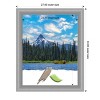 Amanti Art Peak Polished Nickel Narrow Picture Frame - 4 of 4