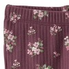 Little Planet by Carter's Organic Baby Girls' 2pk Ribbed Pull-On Pants - Brown/Pink - image 3 of 3