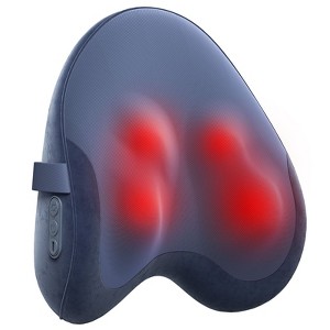 HONGGE 3D Shiatsu Massage Cushion Heat Therapy Neck and Shoulder Massager with Memory Foam - 1 of 4