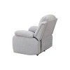 MAYEERTY Recliner Chair, Wear-Resistant Breathable Fabric Reclining Chair with Adjustable Backrest for Living Room, Grey - 4 of 4