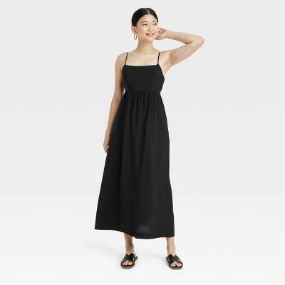Women's Best Ever Midi Dress - A New Day™ Black XL