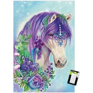 Trends International Sheena Pike - Gypsy Violet Horse Unframed Wall Poster Prints - 1 of 4