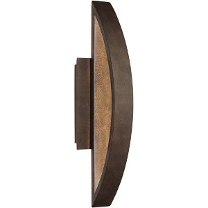 Possini Euro Design Modern Wall Light Sconce Copper Bronze Hardwired 5 1/2" Fixture LED for Bedroom Bathroom Vanity Hallway House - 1 of 4