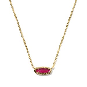 Kendra Scott Emma Pendant Necklace - Gold/Dark Rose : Target
