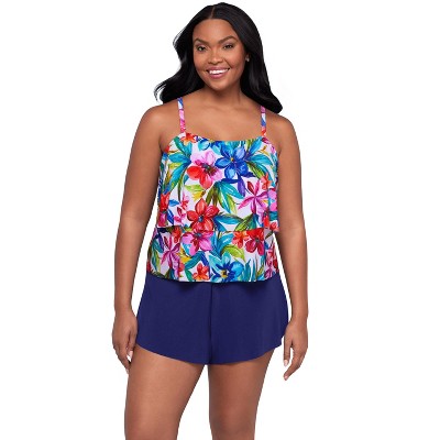 Trimshaper Women's Roxy Swim Romper