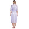 Casual Nights Women's Satin 2 Piece Robe and Nightgown Set - 3 of 4