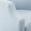 NicBex Linen Swivel Barrel Accent Chair,Upholstered Swivel Living Room Chair with Curved Backrest,Cozy Armchair,Accent Chairs for Living Room - 4 of 4