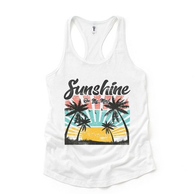 Simply Sage Market Women's Sunshine On My Mind Racerback Graphic Tank