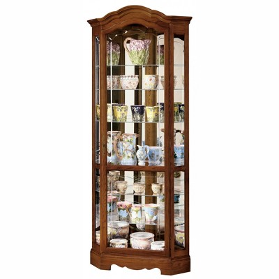 Howard Miller 680250 Howard Miller Jamestown Ii Curio Cabinet 680250 Yorkshire Oak