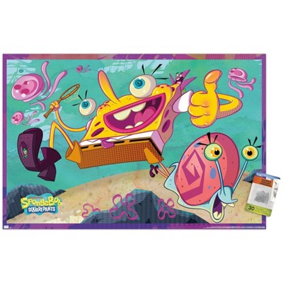 Trends International Nickelodeon Spongebob 25th - Thumbs Up Unframed Wall Poster Prints