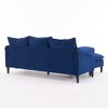 Maliang Sofa with Footstools with Storage, for Living Room/Bedroom/Office/Small Space, 3-Seater Combination Sofa - 3 of 4