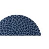 USA-Made Wool Braided Virginia Chair Pad, 15" dia. - Midnight - 3 of 3
