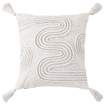 20"x20" Oversize Lyra Square Throw Pillow - Crescent & Starlight