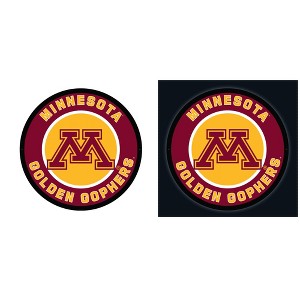 Evergreen Ultra-Thin Edgelight LED Wall Decor, Round, University of Minnesota- 23 x 23 Inches Made In USA - 1 of 4