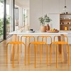 VECELO 6-Piece Stacking Stools, 17.7 in. Standard Height, Portable Plastic Colorful Decoration Stools for School Classroom or Office - 4 of 4