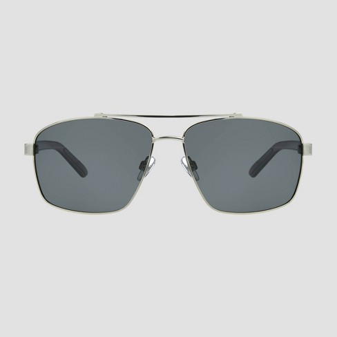 Men's Aviator Sunglasses With Mirrored Polarized Lenses - All In Motion™ :  Target