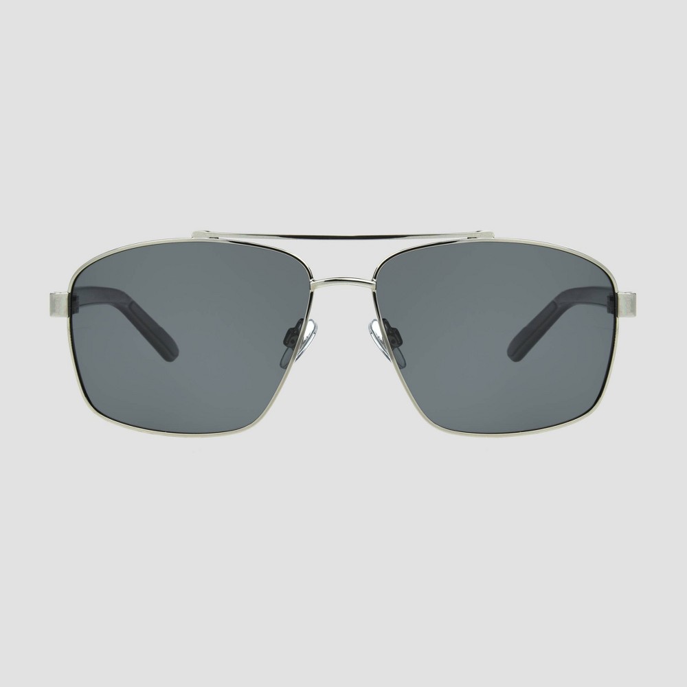 Photos - Sunglasses Men's Aviator  - All In Motion™ Gray