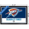Trends International NBA Oklahoma City Thunder - Logo 21 Framed Wall Poster Prints - 3 of 4