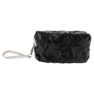 Unique Bargains Women's Portable Solid Color Makeup Bag 1 Pc - 1 of 3
