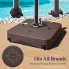 Best Choice Products Heavy-Duty Outdoor Cantilever Base Stand w/ Wheels, Locks, Fillable 330lb Capacity - 4 of 4