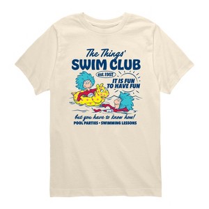 Boys' - Dr. Seuss - The Things Swim Club Short Sleeve Graphic T-Shirt - 1 of 4