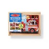 Melissa & Doug Vehicles 4-in-1 Wooden Jigsaw Puzzles in a Storage Box - 48pc - image 3 of 4