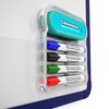 Classmaster Magnetic Dry Erase Organizer with Magnetic Eraser & 4 Markers - 3 of 3
