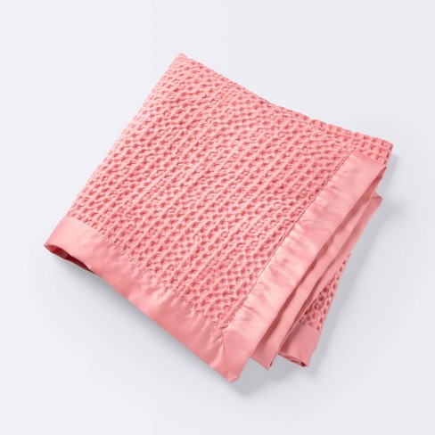 Pink discount waffle blanket