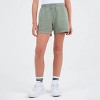 Champion Girls' Washed French Terry Shorts - 2 of 4