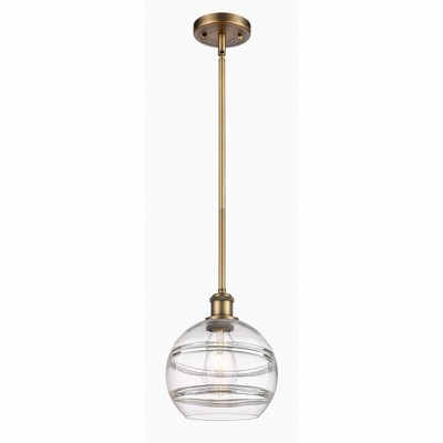 Rochester - 1 Light Stem Hung Mini Pendant In Industrial Style-9.88 Inches Tall and 8 Inches Wide