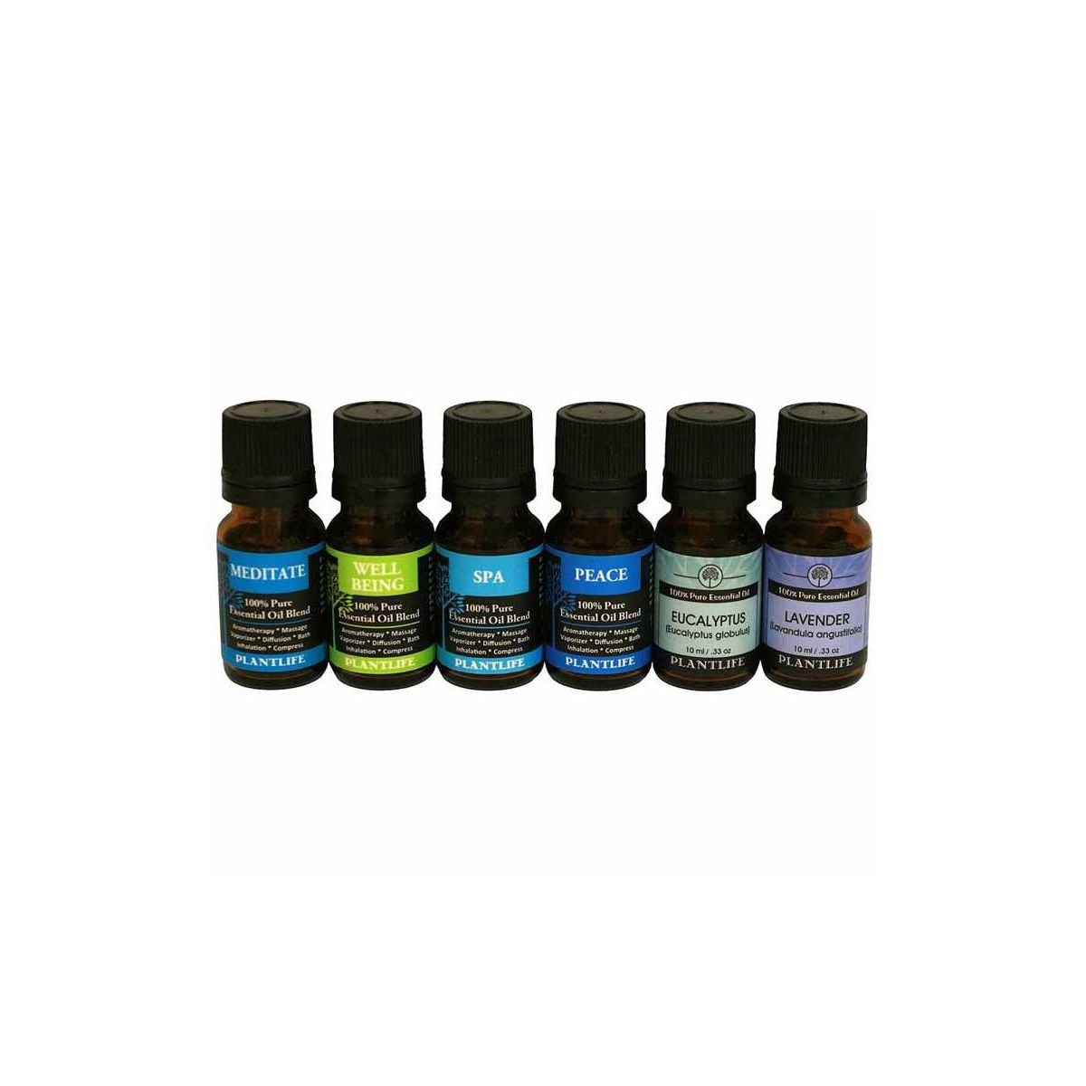 Plantlife Spa @ Home Essential Oil Gift Set – 6 Essential Oils, 10 ml Each, 100% Pure, Therapeutic Grade, No Additives or Fillers - thumbnail 2