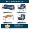 Gymojoy Outdoor Sofa Funiture with Thick Cushion for Garden Yard - 2 of 4