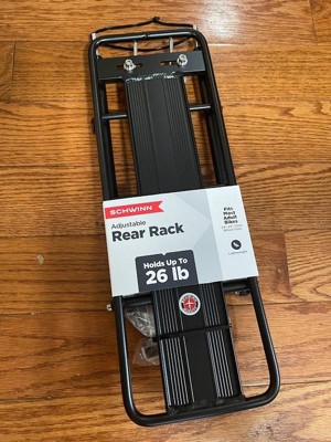 Schwinn alloy best sale rear rack