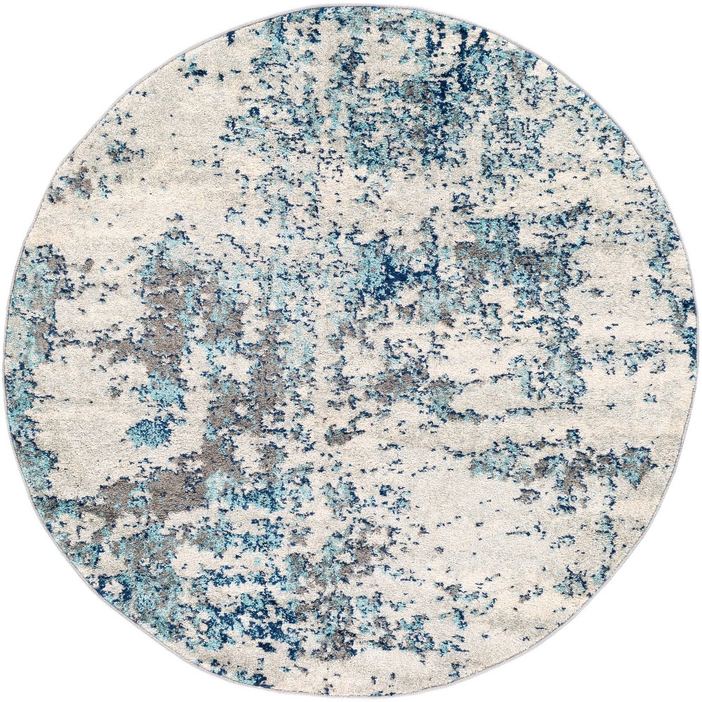 Photos - Area Rug 7'10" Round High Plains Modern Rug Blue - Artistic Weavers