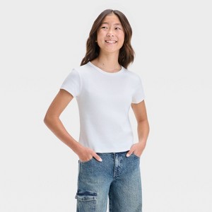 Girls' Short Sleeve T-Shirt - art class™ - 1 of 3