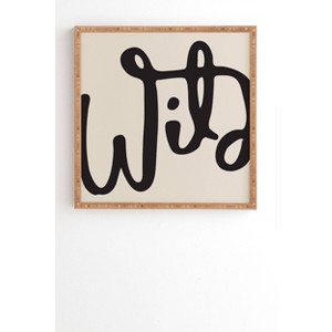 20" x 20" Urban Wild Studio Wild Abstract Framed Wall Art - Deny Designs - 1 of 4