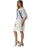 Riviera Sun Embroidered Casual Dress with Smocking Top - 3 of 4